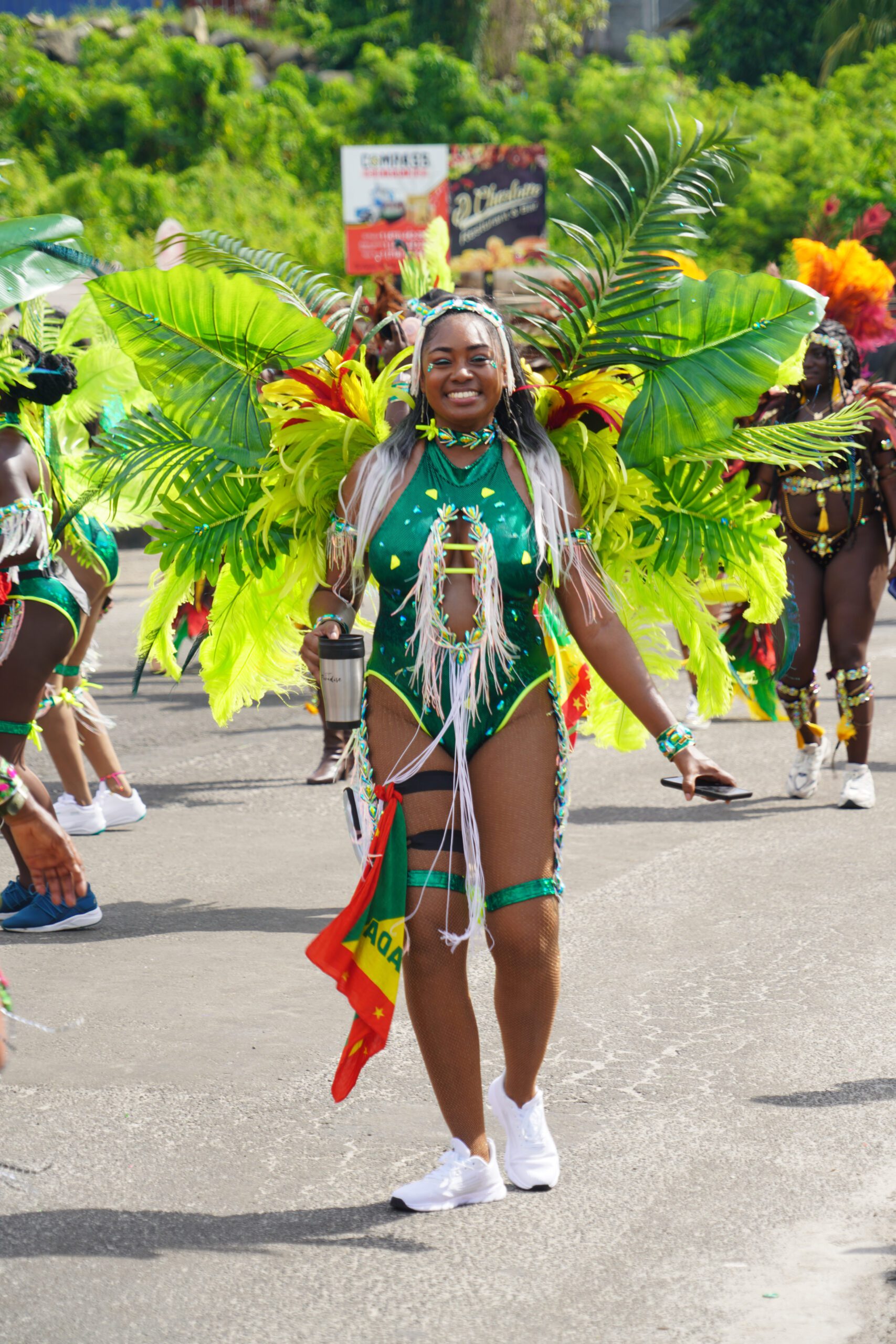 Traditional costume at Carnival in Grenada